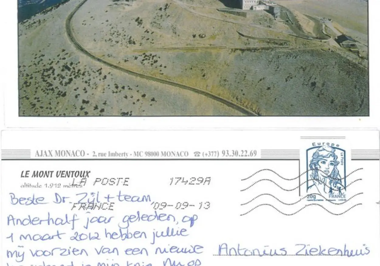 Een anzichtkaart van de Mont Ventoux