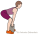 De rug blijft recht, zak een beetje door de knieën (squat), adem goed uit, span de bekkenbodem aan en til het voorwerp dicht tegen het lichaam aan. U mag zoveel tillen als de bekkenbodem en buik kunnen ondersteunen