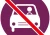 Pictogram niet autorijden