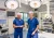 Marcel Copper en Rick Hundscheid met de tongzenuwstimulator
