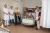 Het Orthopedieteam met twee van de eerste patiënten. Van links naar rechts: dr. Kaas en dr. Veen (beiden orthopedisch chirurg) meneer Wildschut uit IJsselstein, mevrouw Den Hollander uit Montfoort, Jeffrey van Schaik (verpleegkundige) en Sara Bollen (fysiotherapeut).